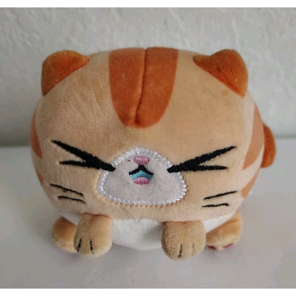 Kitten Catfe Meowable Plush Orange Tabby Cat 4" Stuffed Animal